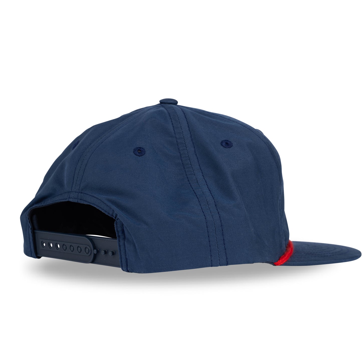 Two Drums 5 Panel - Navy/Red Rope